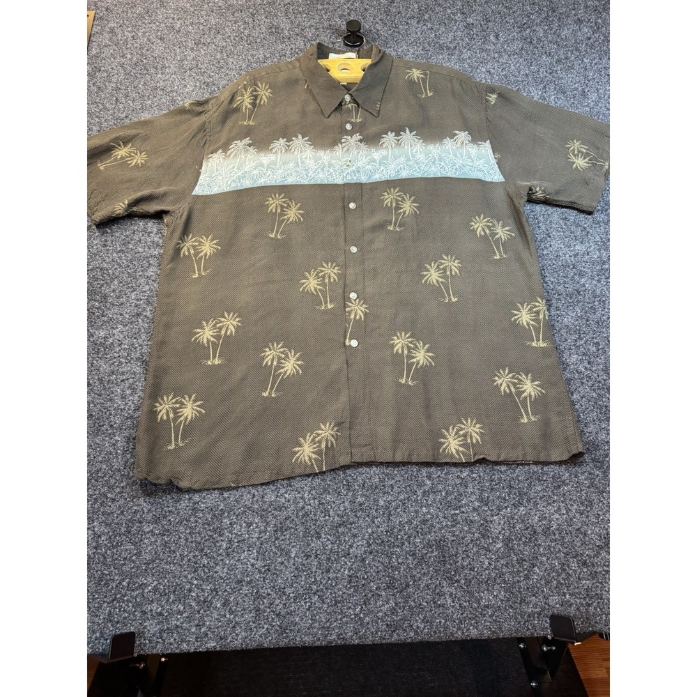 Men's‎ Campia Moda Tropical Vacation Short Sleeve Rayon Shirt Size Extra Large